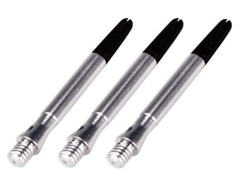 Shaft Aluminium Roterende Top 5cm Zilver 3 Stuks