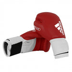 bokshandschoenen Hybrid leer maat 8 rood