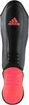 Hybrid super pro scheenbeschermer unisex zwart/rood maat s