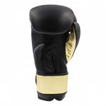 Speed pro bokshandschoenen zwart/goud maat 12 oz