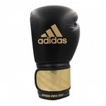 Speed pro bokshandschoenen zwart/goud maat 12 oz