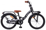 Bloom 20 inch 29 cm meisjes terugtraprem matzwart