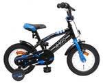 BMX Fun 12 Inch 21 cm Jongens Terugtraprem Zwart/Blauw