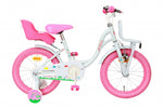 Spring 16 inch 25,5 cm meisjes terugtraprem violet