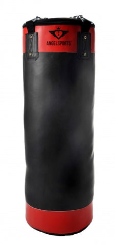 Bokszak 80 cm 20 kg zwart/rood