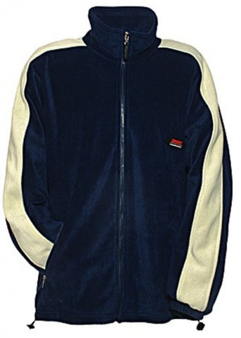 Fleece jack Calgary unisex navy maat S