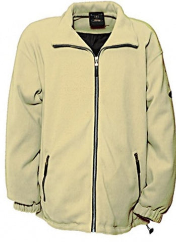 Fleece jack Davos unisex beige maat L