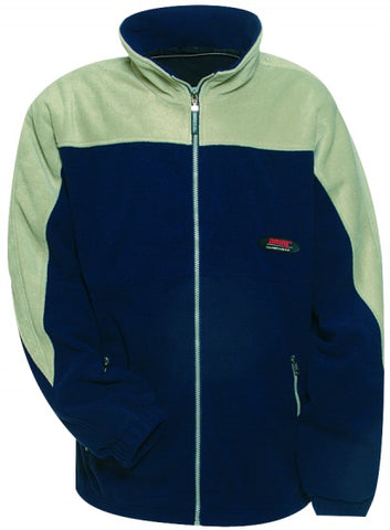 Fleece jack Jespen unisex blauw maat S