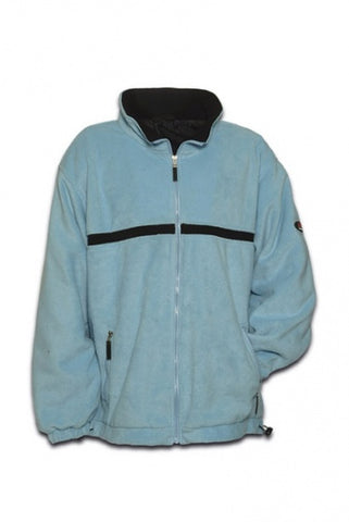 Fleece jack Langly unisex blauw maat M