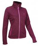 Outdoorjack Fleece Dames Paars Maat XXL (44)