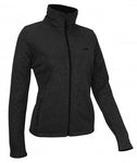 Outdoorjack Fleece Dames Zwart/Grijs Maat L (40)