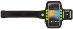 Smartphone sportarmband led zwart/zilver/geel