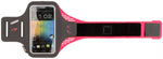 smartphone sportarmband lichtgewicht grijs/roze/zilver
