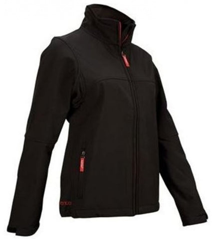 Softshell Jack Dames Zwart Maat XXL