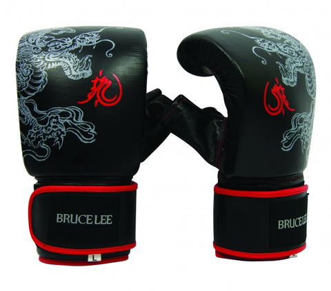 bokszakhandschoenen Dragon Deluxe zwart/rood maat XL