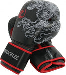 bokshandschoenen Dragon zwart/rood maat 10oz