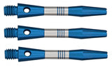 Cetra shafts aluminium 35 mm short blauw 3 stuks