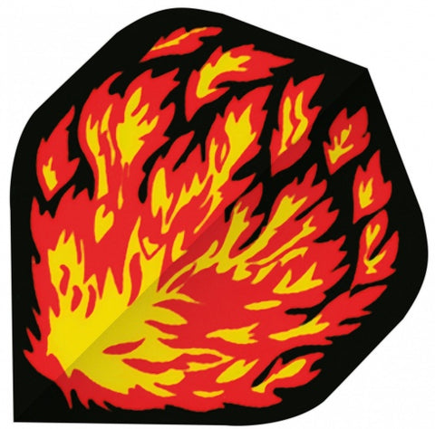 Flights base flame a-standard 75 micron rood/zwart
