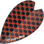 Flights mini retro & retro 100 micron zwart/rood