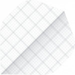 Flights nylon a-standard 150 micron wit