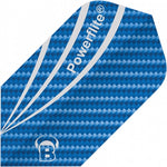 Flights powerflite fibre slim 100 micron blauw
