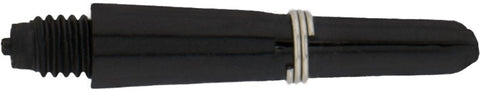 Nylon shafts 6-pack 28 mm x-short zwart 18 stuks