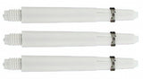 Nylon shafts 6-pack 40 mm inbetween wit 18 stuks