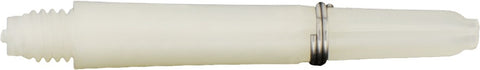 Nylon shafts 6-pack 34 mm short wit 18 stuks