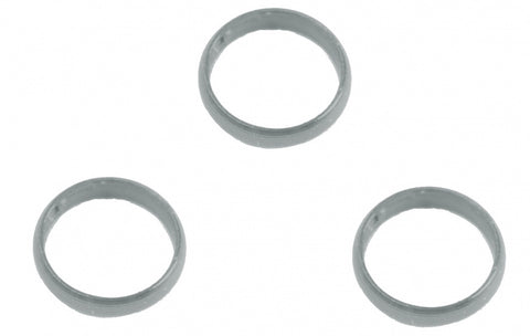 Shaft rings aluminium zilver dikte 2 mm 3 stuks