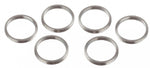 Shaft rings aluminium zilver 6 stuks