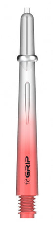 shafts B-Grip 2 TTC 48 mm rood/transparant 3 stuks