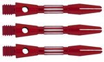 Split shafts aluminium 35 mm short rood 3 stuks