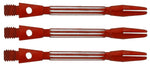 Split shafts aluminium 47 mm medium rood 3 stuks