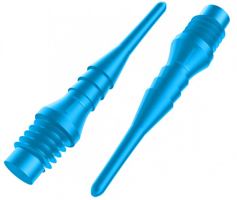 Tefo-x shark softtips (2ba) 22,4 / 6 mm blauw 100 stuks