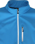 Softshell jack dames blauw maat XL