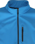 Softshell jack heren blauw maat L