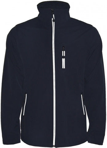 Softshell jack heren donkerblauw maat S