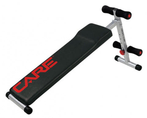 sit-uptrainer Abdo Gym 125 x 36 x 14 cm staal zwart