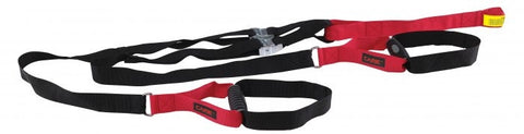 Care Fitness Suspension trainer 200 cm zwart/rood