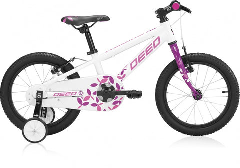Rookie 160 16 Inch 20 cm Meisjes V-Brake Wit/Paars