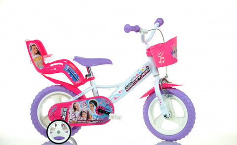 Miracle Tunes 12 Inch 20 cm Meisjes Knijprem Wit/Paars