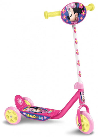 Minnie mouse 3-wiel kinderstep meisjes roze/geel