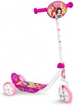 Princess 3-wiel kinderstep Meisjes Wit/Roze