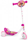 Princess 3-wiel kinderstep Meisjes Wit/Roze