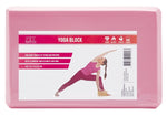 yogablok roze 22,5 x 15 x 7,5 cm