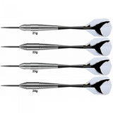 dartpijlen Silver Shark Tungsten Look gewicht 24
