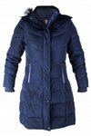 Winterjas Glacier dames blauw maat XL