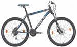 Leader Fenix 26 Inch Heren 24V Schijfrem Zwart/Blauw 56cm
