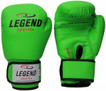 Bokshandschoenen junior groen maat 4