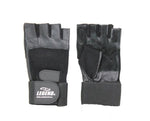 Fitness handschoen leder zwart legend maat M